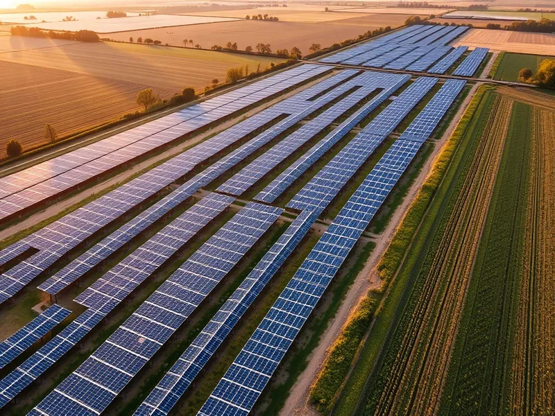 Modules photovoltaïques grand format installation industrielle